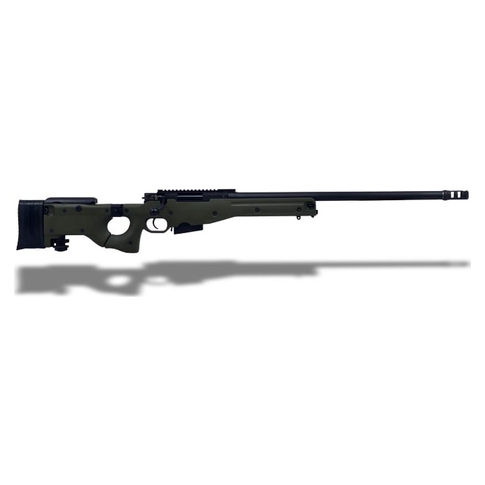 Accuracy International AW .308 24' SAS Brake, Pic Rail, Green Folder, Butt Spike, QC,QB