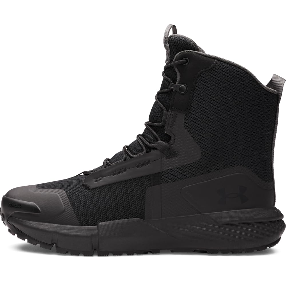 Under Armour Men's Charged Valsetz Military/Tactical Boots Black/Jet Gray 3027381-00100 - Main Image