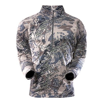 Sitka Merino Core 1 LS Zip-T Optifade Open Country X Large|10008-OB-XL