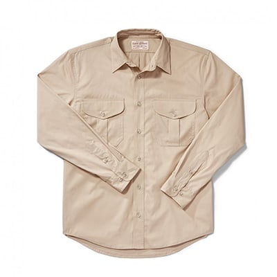 Filson Filson'S Feather Cloth Shirt DesertTan XS FCO-013495 FIL-10761-DesertTan-XS|FIL-10761-DesertTan-XS