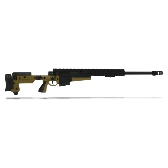 AX .308 24" Plain Barrel, SAS Brake, Butt Spike, Dark Earth, Flush Cups, Quick Butt, Quick Cheek, 1