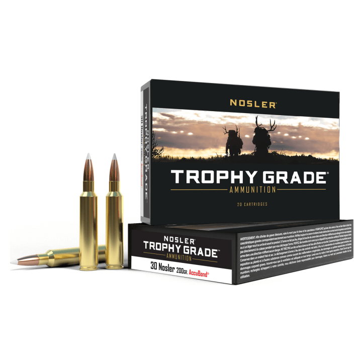 Nosler Trophy Grade TGA - 30 Nosler 200g AB SP (20ct) Ammunition 61012