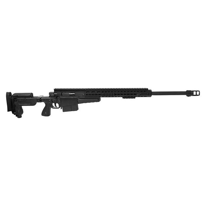Accuracy International AX 338 Blk 27" BBL with Pelican case Blk and U.S. Optis 5-25x58 RDP Mil - UA1510