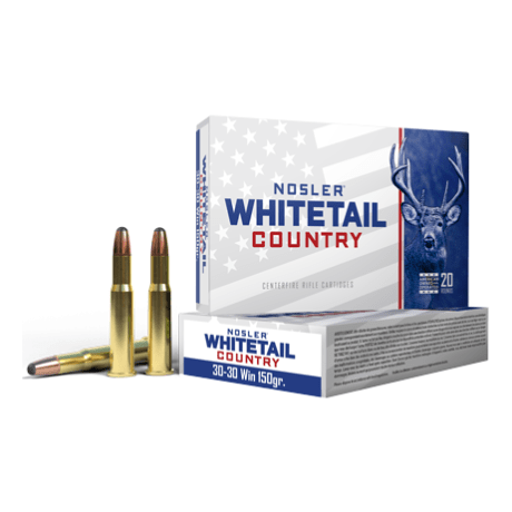 Nosler Whitetail Country WCA - 30-30 Win 150g SB RN (20ct) Ammunition 40135