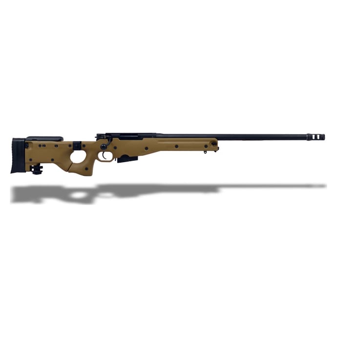 Accuracy International AW .308 24' SAS Brake, No Rail, Dark Earth Folder, Butt Spike