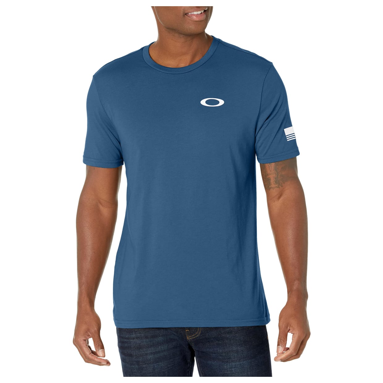 Oakley SI Strong Universal Blue/American T-Shirt L FOA404139-6UA-L - Main Image