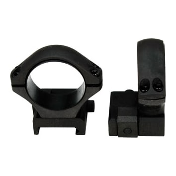 Sako Optilock Ring Set 30mm Low; Fits Picatinny rail; Phosphate; S180F918