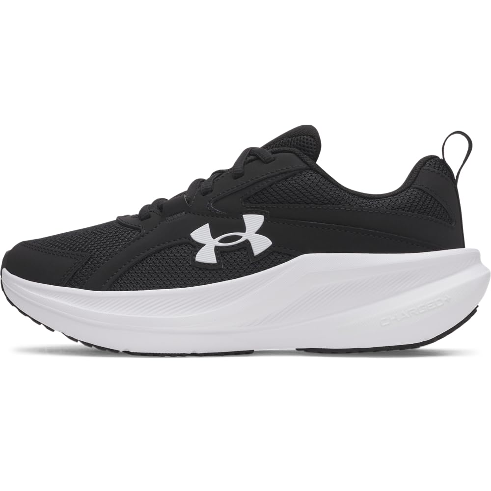 Under Armour Women's Assert 11 D Running Sneakers Black/White 6006726-00100 - Main Image
