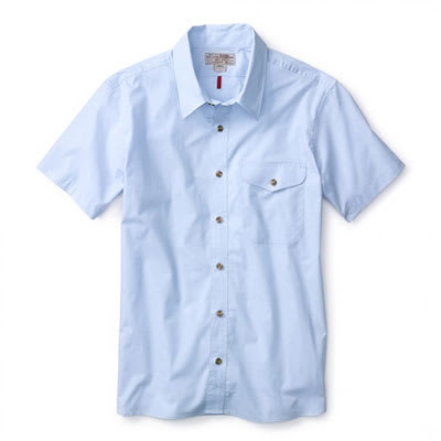 Filson S/S Feather Cloth Shirt Light Blue XL 10491