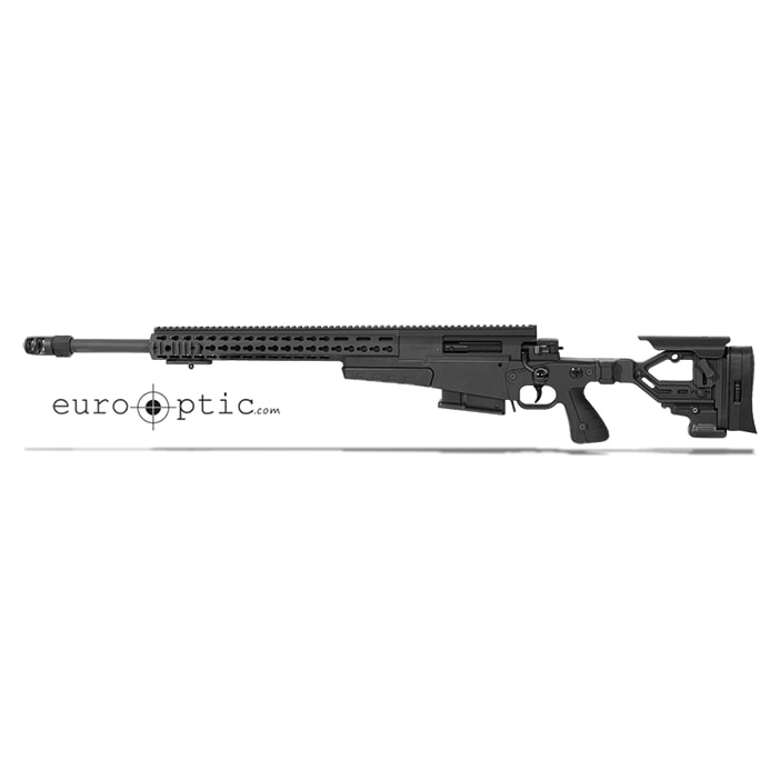 Accuracy International AX 300 Black chassis 24 inch barrel std brake - Left Hand A-XM300WMBL24SM-LH