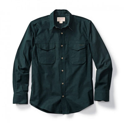 Filson Hunting Shirt Flannel Hunter Green 2XL 10497