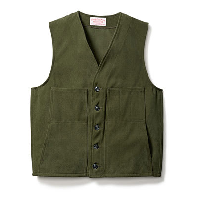 Filson Moleskin Vest Dark Green 50 10059