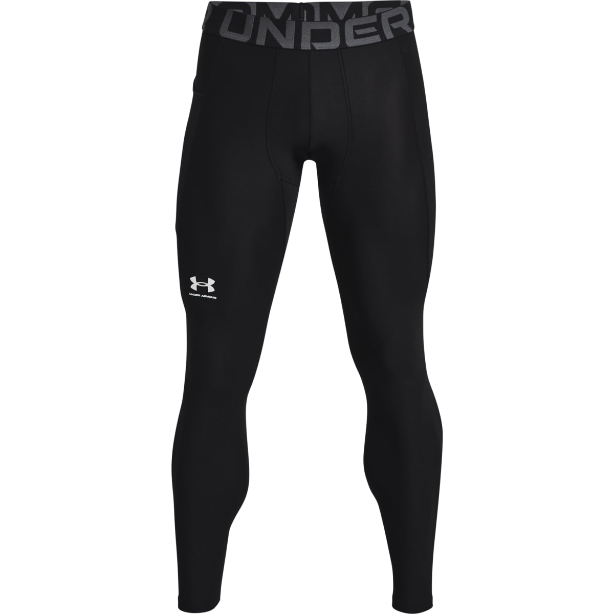 Under Armour Men's Heatgear Armour Black/White Leggings 1361586-00100 - Main Image