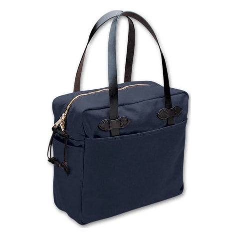 Filson Navy Zipper Tote Bag FIL-70261-NA