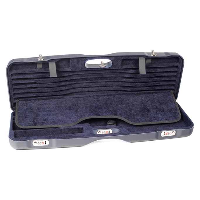Negrini One Gun Skeet High Rib with Forend Off Blue/Blue Interior 1659LR-TUBE/5159