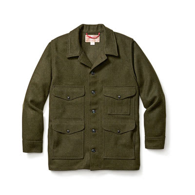 Filson Wool Mackinaw Cruiser Forest Green LG 10400