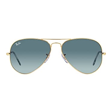 Ray-Ban Aviator Large Metal Gold Blue Gradient Grey 0RB3025-0013M58