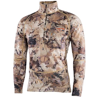 Sitka Marsh Grinder Half-Zip Optifade Waterfowl Medium 70024-WL-M