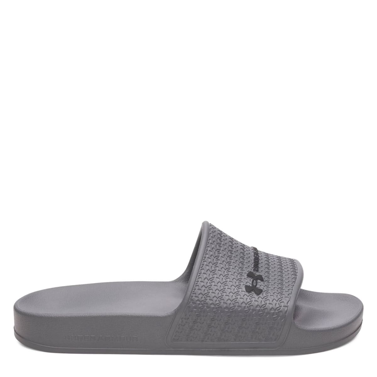 Under Armour Men's ARMR Slide Lite Sandals Titan Gray/Black 6007528-02400 - Main Image