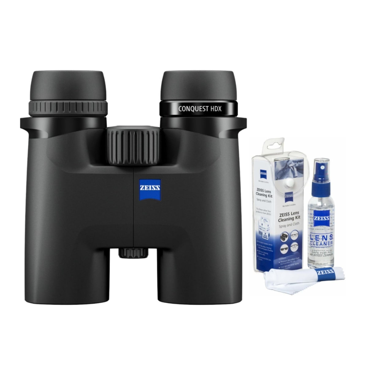 Zeiss Conquest HDX 10x32 Binocular & 2oz Lens Care Kit - Main Image