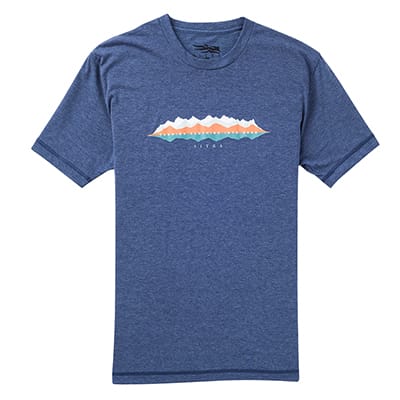 Sitka Ridgeline Tee SS NAVY X Large 20077-NV-XL