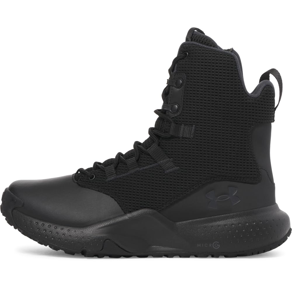Under Armour Men's Micro G Stellar Zip Military/Tactical Boots Black/Anthracite 3028313-00100 - Main Image