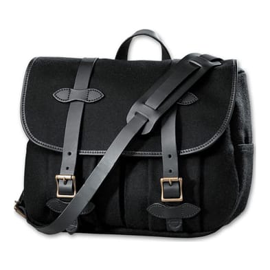 Filson MD Black Wool Field Bag FIL-70103-BL