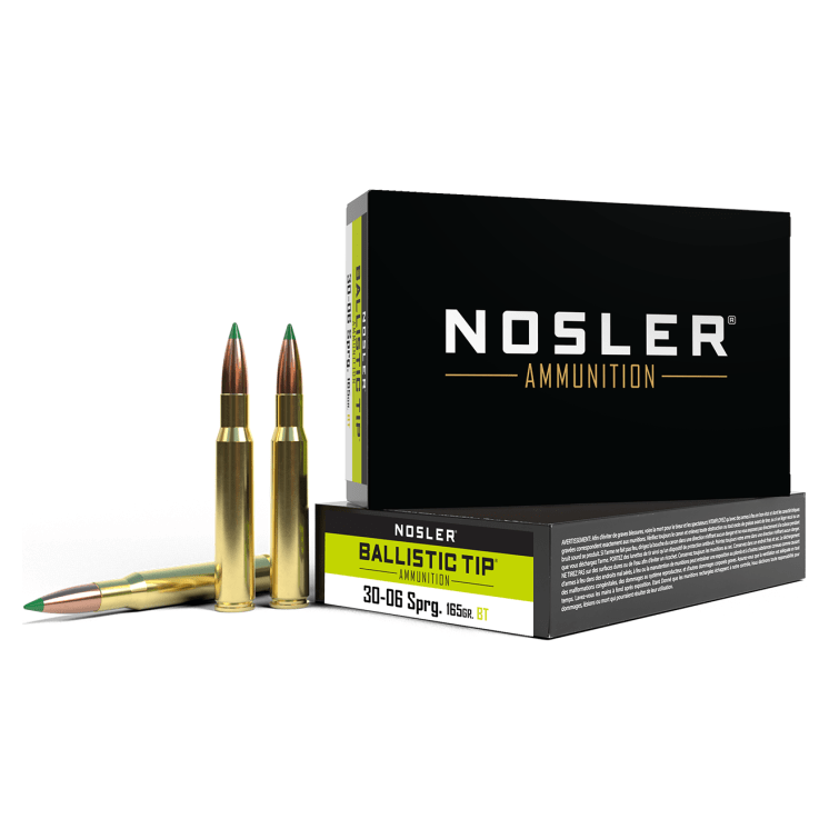 Nosler Ballistic Tip BTA - 30-06 Sprg 165g BT SP (20ct) Ammunition 40043