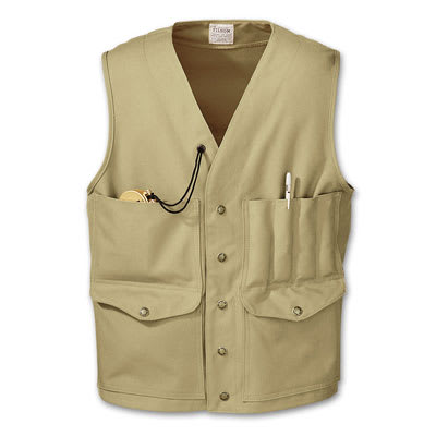 Filson 36 Khaki Tin Cruiser Vest FIL-10061-KH