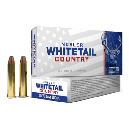 Nosler Whitetail Country WCA - 45-70 Govt 300g SW (20ct) Ammunition 40145