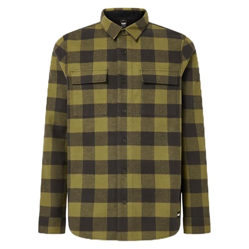 Oakley Bear Cozy Flannel New DK Brush/Fern Check XS FOA402577-73SXS