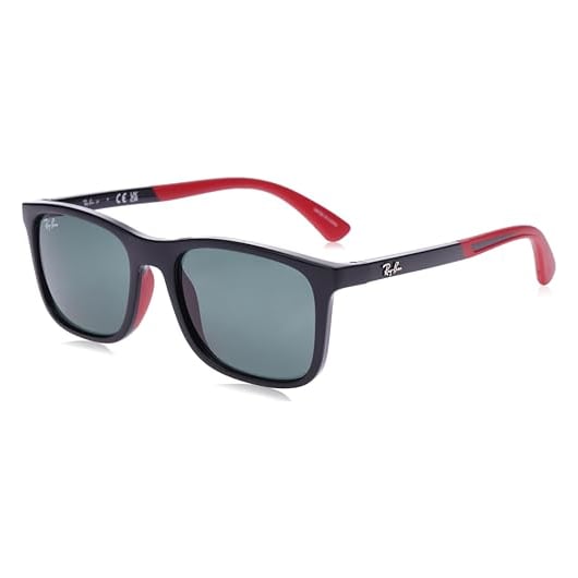 Ray-Ban Black on Rubber Red Dark Green 0RJ9084S-71317147
