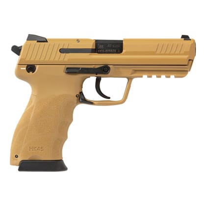 HK45 Tan Night Sights 745001BBLE-A5