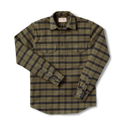 Filson Alaskan Guide Shirt Otter Green/Black SM 12006