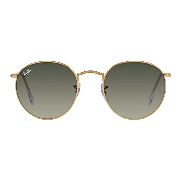 Ray-Ban Round Metal Gold Grey Gradient 0RB3447-0017153
