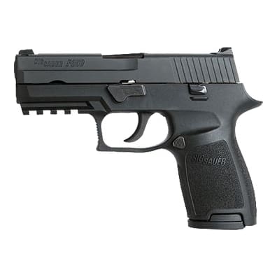 Black Nitron Finish, 9mm, SLITE Night Sights, 15rd Magazine, Ambi Manual Safety 250C-9-BSS-MS
