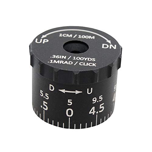 Sightron SIII 8-32 & SIII 6-24 .1MRAD 9.5MRAD Tactical Elevation Knob 74006