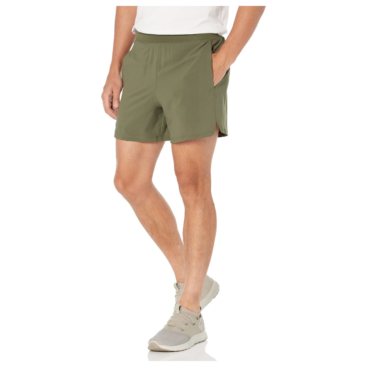 Under Armour Men's Tactical Academy Marine OD Green 5-inch Shorts 1373669-39000 - Main Image
