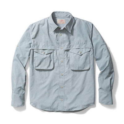 Filson Angler Shirt Stone Blue XL 10605
