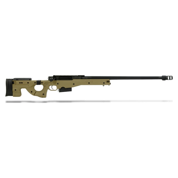 Accuracy International AW .300 Win, Fluted, Std Brake,Pic Rail, Folder, Dark Earth