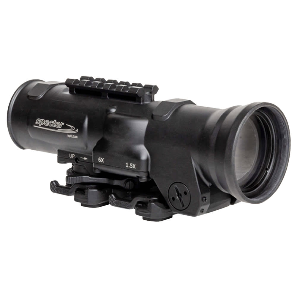 Elcan Specter DR 1.5x/6x Illuminated Scope with 7.62 Reticle, Flip Covers, ARD, 1/3N Battery Switch DFOV156-C2-1-3N - Main Image