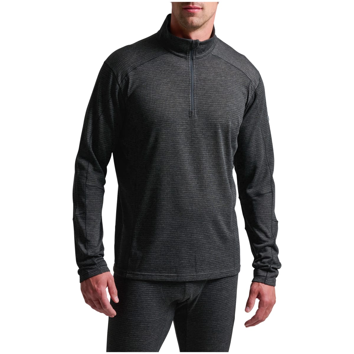 Kuhl M's Reactiv Lite Grid 1/4 Zip Baselayer Carbon Men's Size XXXL 3253-CA-M-XXXL