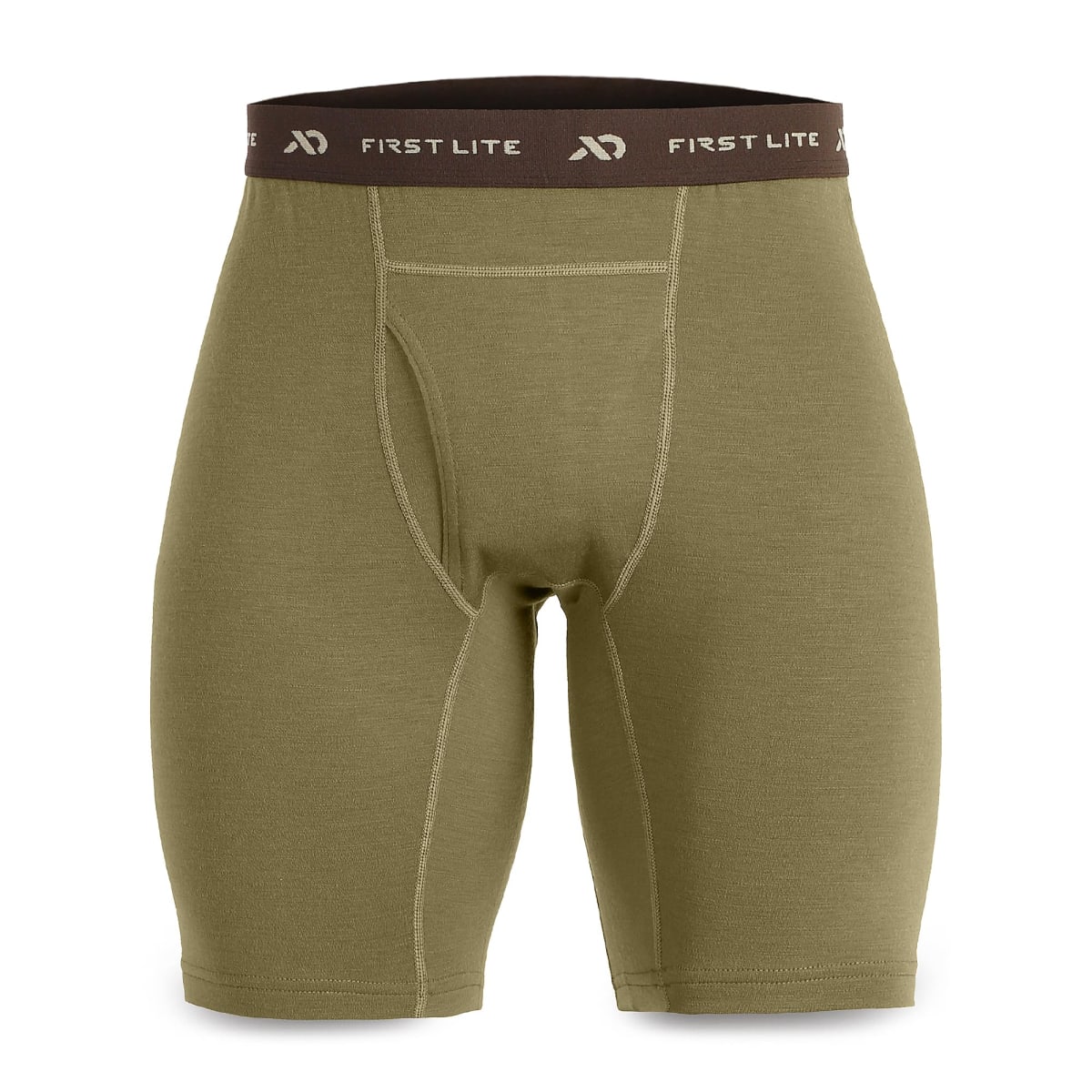 First Lite Men's Wick Long Boxer Brief Conifer 2X MBWLBCN2X