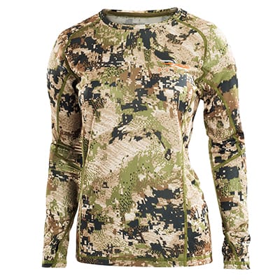 Sitka Women's Core Lt Wt Crew LS Optifade Subalpine X Small 10053-SA-XS