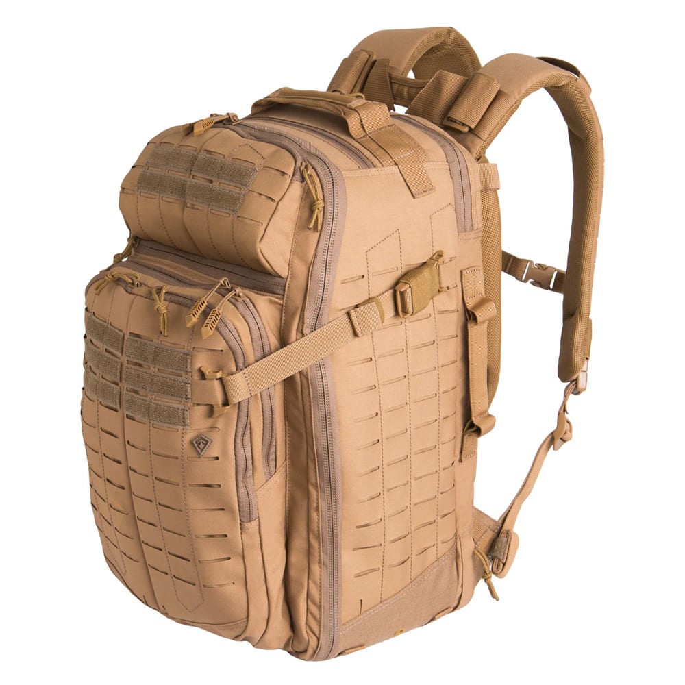First Tactical Tactix 1Day 38L Coyote Backpack Plus w/ YKK Zippers & Lynx Laser-Cut Platform MOLLE/PALS Compatible 180021-060-1SZ - Main Image