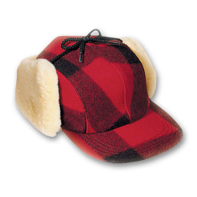 Filson XXS Red/Black Double Mackinaw Cap 60041