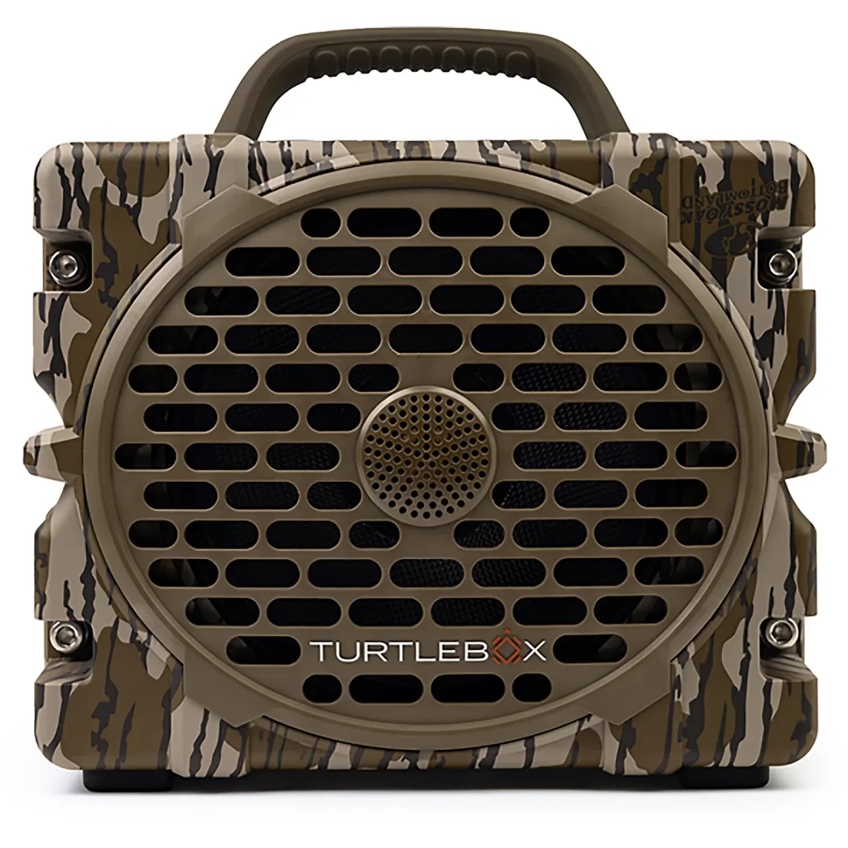 Turtlebox Grande Outdoor Bluetooth Speaker Mossy Oak Bottomland w/ Party & TWS Mode, Pro Audio Mount, 40hr Battery TB-GRAN-G1-MO BTTM-1 - Main Image