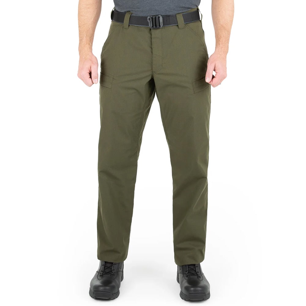 First Tactical Men's A2 Pants 2-Way Stretch Water Resistant Double-Dyed OD Green 114038-830 - Main Image