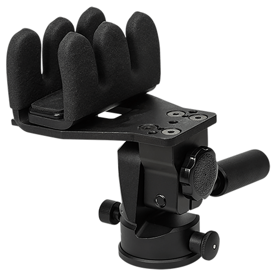 KJI Tripods Reaper Aluminum 360 Degree Pan 87 Degrees Down 21 Degrees Up 3/8-16" Threaded Hole Grip System KJ86000 - Main Image