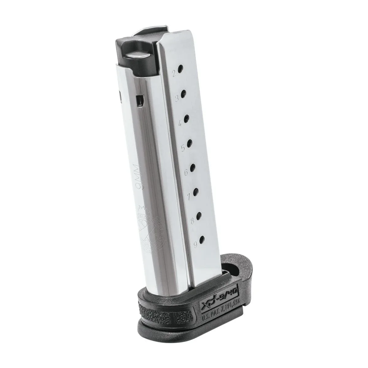 Springfield Armory XD-E 9mm 9rd Black Magazine w/Extension Sleeve XDE09091 - Main Image